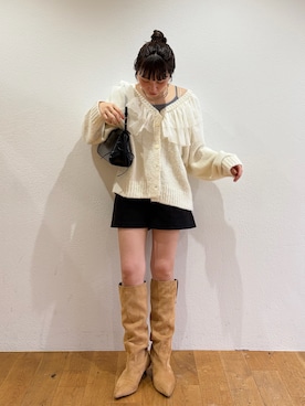 「mystic（ミスティック）のアイテム（その他パンツ）」を使った、suzuさん（レディース・158cm）の秋コーディネート