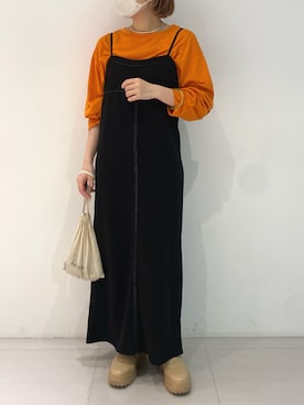 「サイドゴアブーツ」｜suzuさん（レディース・158cm）の冬コーディネート