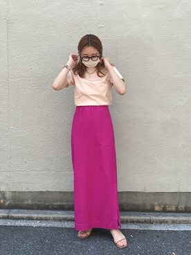 suzuさん（レディース・158cm）の夏コーディネート