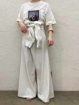 「Omekashi（オメカシ）のアイテム（オールインワン・サロペット）」を使った、suzuさん（レディース・158cm）の春コーディネート