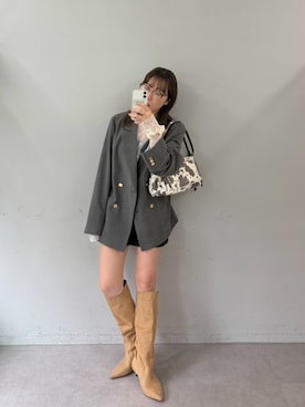 suzuさん（レディース・158cm）の秋コーディネート