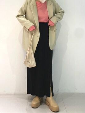 suzuさん（レディース・158cm）の冬コーディネート