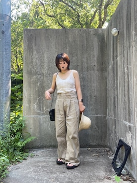 namuさん（レディース・157cm）の夏コーディネート