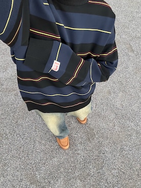 「Java（ジャバ）のアイテム（トップス）」を使った、たけさん（メンズ・162cm）の秋コーディネート