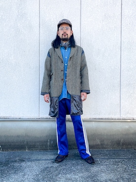 「アイテム（スリッポン）」を使った、トッキーさん（メンズ・176cm）の冬コーディネート