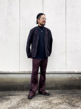 「アイテム（その他アウター）」を使った、トッキーさん（メンズ・176cm・30代）の秋コーディネート