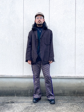 「アイテム（帽子）」を使った、トッキーさん（メンズ・176cm・30代）の冬コーディネート