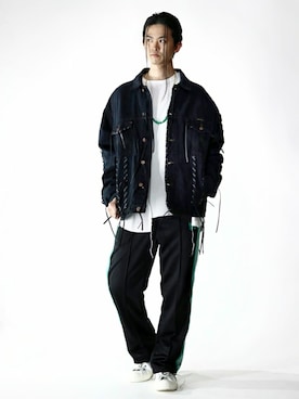 「DISCOVERED（ディスカバード）のアイテム」を使った、KENTO TAKAHASHIさん（メンズ・170cm）の春コーディネート