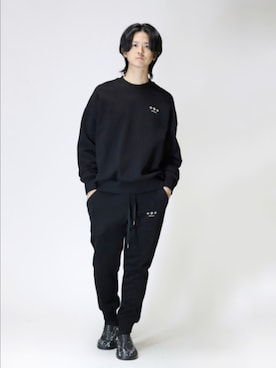 「OOFOS（ウーフォス）のOOFOS x Children of the discordance / x OOcloog コラボ ウークロッグ サンダル（サンダル）」を使った、KENTO TAKAHASHIさん（メンズ・170cm・30代）の秋コーディネート