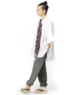 「goyemon（ゴエモン）のアイテム」を使った、KENTO TAKAHASHIさん（メンズ・170cm）の夏コーディネート