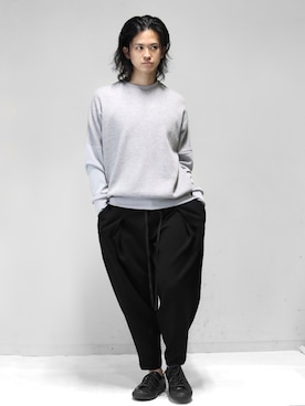 「OURET（オーレット）のアイテム（パンツ）」を使った、KENTO TAKAHASHIさん（メンズ・170cm）の夏コーディネート