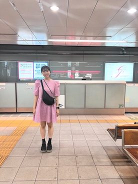 「alleybywcloset」｜「アイテム（ワンピース/ドレス）」を使った、かなさん（レディース・158cm）の夏コーディネート
