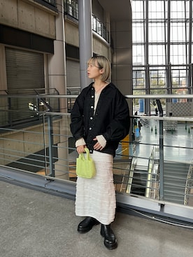 「kastane_ootd」｜「アイテム（ジャケット/アウター）」を使った、とりさん（レディース・155cm）の冬コーディネート