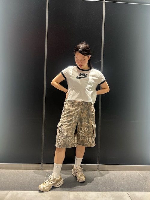 ナイキ スポーツウェア ウィメンズ ショートスリーブ リンガー Tシャツ / Nike Sportswear Women's Short-Sleeve Ringer T-Shirt IF4073-100 White