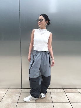 「モードストリート」｜NikeShibuya Scrambleさん（レディース・148cm）の夏コーディネート