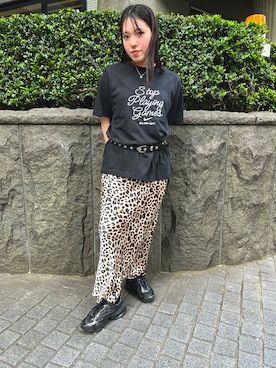 「NIKE（ナイキ）のアイテム」を使った、NikeShibuya Scrambleさん（レディース・160cm）の夏コーディネート