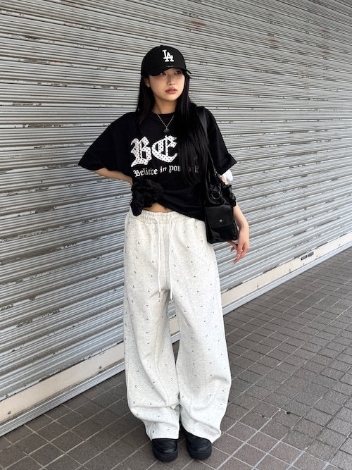 lilful ワイドパンツ スウェットパンツ ジャージ 「26年春夏新作