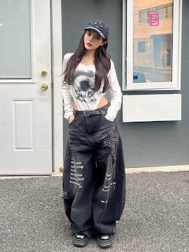 「lilful（リルフル）のアイテム」を使った、lilfulさん（レディース・155cm）の春コーディネート