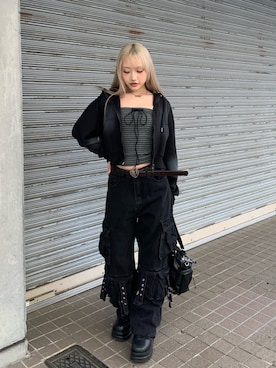 「lilful（リルフル）のアイテム」を使った、lilfulさん（レディース・160cm）の春コーディネート