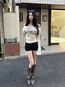 「lilful（リルフル）のアイテム」を使った、lilfulさん（レディース・165cm）の秋コーディネート