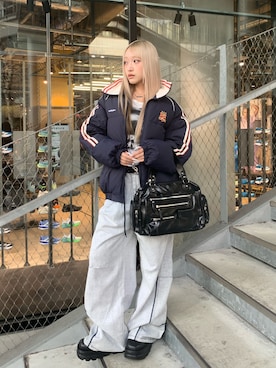 「アイテム（ファッション雑貨）」を使った、lilfulさん（レディース・160cm）の冬コーディネート