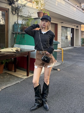 「ブーツスタイル」｜lilfulさん（レディース・155cm）の冬コーディネート