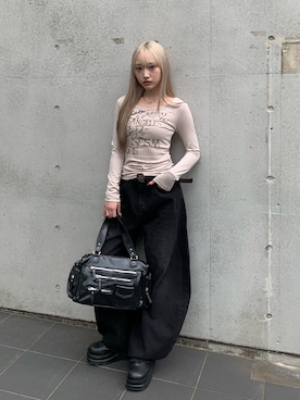 「lilful（リルフル）のアイテム」を使った、lilfulさん（レディース・160cm）の春コーディネート