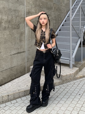 「lilful（リルフル）のアイテム」を使った、lilfulさん（レディース・160cm）の春コーディネート