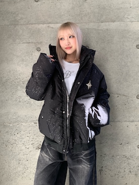 ダウンジャケット/コートを使った「y2k」のレディース人気ファッション