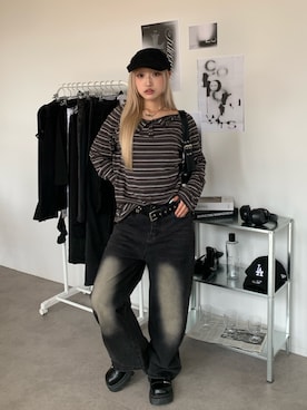 「lilful（リルフル）のアイテム」を使った、lilfulさん（レディース・160cm）の春コーディネート