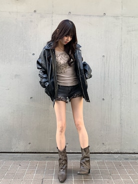 「y2k」｜lilfulさん（レディース・160cm）の秋コーディネート