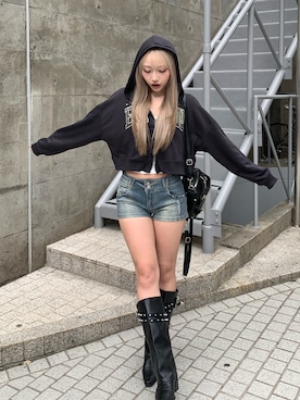 「lilful（リルフル）のアイテム」を使った、lilfulさん（レディース・160cm）の春コーディネート