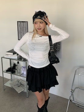 「lilful（リルフル）のアイテム」を使った、lilfulさん（レディース・160cm）の春コーディネート