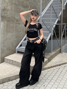 「lilful（リルフル）のアイテム」を使った、lilfulさん（レディース・160cm）の春コーディネート