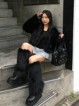lilfulさん（レディース・156cm）の冬コーディネート
