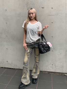 「lilful（リルフル）のアイテム」を使った、lilfulさん（レディース・160cm）の春コーディネート