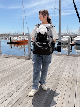 「LOWELL things（ロウェル　シングス）のアイテム」を使った、shukaさん（レディース・149cm）の夏コーディネート