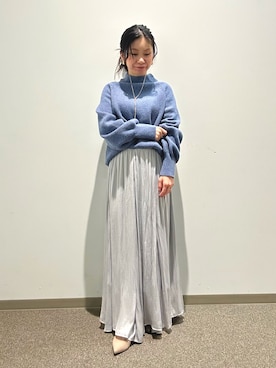 「アイテム（アクセサリー）」を使った、あべちゃんさん（レディース・145cm）の冬コーディネート