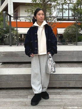 「アイテム（その他シューズ）」を使った、あべちゃんさん（レディース・145cm）の冬コーディネート