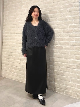 「アイテム（ニット/セーター）」を使った、あべちゃんさん（レディース・145cm）の冬コーディネート