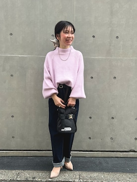 「アイテム（トートバッグ）」を使った、あべちゃんさん（レディース・145cm）の秋コーディネート