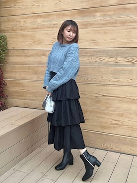 「WA ORiental TRaffic（ダブルエーオリエンタルトラフィック）のアイテム」を使った、mayaさん（レディース・153cm）の冬コーディネート