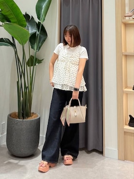 「31 Sons de mode（トランテアン　ソン　ドゥ　モード）のアイテム」を使った、mayaさん（レディース・153cm）の夏コーディネート