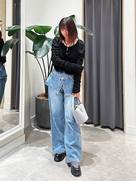 「厚底」｜mayaさん（レディース・153cm）の秋コーディネート