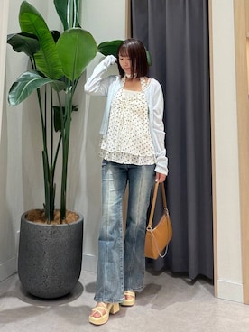 「31 Sons de mode（トランテアン　ソン　ドゥ　モード）のアイテム」を使った、mayaさん（レディース・153cm）の夏コーディネート