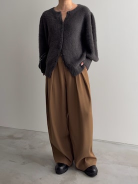 「スラックスパンツ」｜sawaさん（レディース・149cm）の秋コーディネート