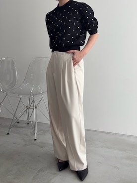「ニットコーデ」｜sawaさん（レディース・149cm）の秋コーディネート