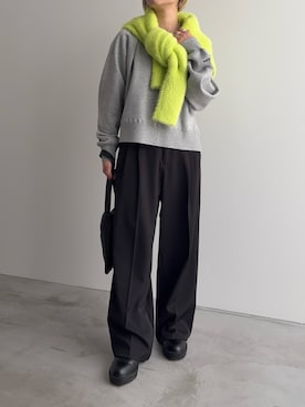 「アイテム（カーディガン/ボレロ）」を使った、sawaさん（レディース・149cm）の秋コーディネート