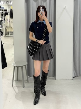 「3.3 Field Trip （3.3フィールドトリップ）のアイテム」を使った、かなこさん（レディース・170cm）の春コーディネート