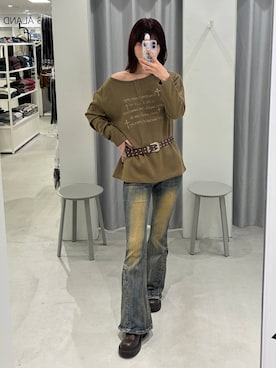 「3.3 Field Trip （3.3フィールドトリップ）のアイテム」を使った、かなこさん（レディース・170cm）の春コーディネート